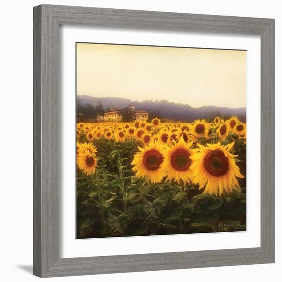 Tuscan Sunflowers-Amy Melious-Framed Art Print