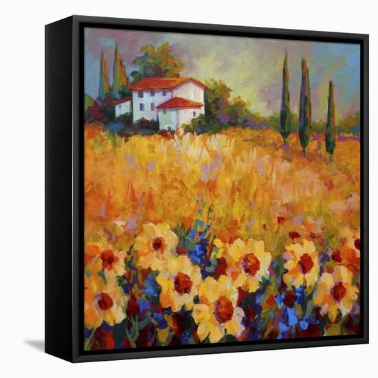 Tuscan Sunflowers-Marion Rose-Framed Premier Image Canvas
