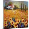 Tuscan Sunflowers-Marion Rose-Mounted Giclee Print
