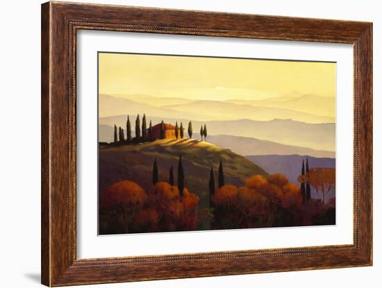 Tuscan Sunrise-Max Hayslette-Framed Giclee Print