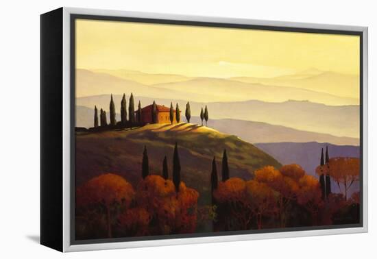 Tuscan Sunrise-Max Hayslette-Framed Premier Image Canvas