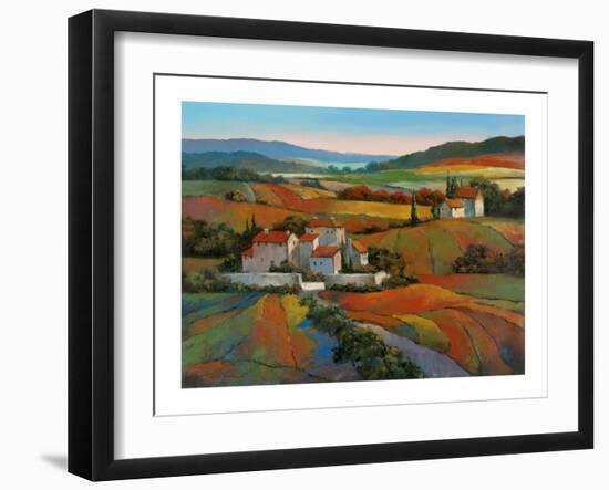 Tuscan Sunrise-unknown Chun-Framed Art Print