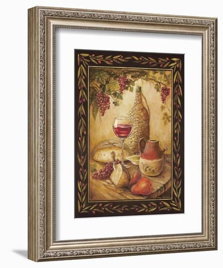 Tuscan Table - Chianti-Gregory Gorham-Framed Art Print