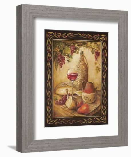 Tuscan Table - Chianti-Gregory Gorham-Framed Art Print