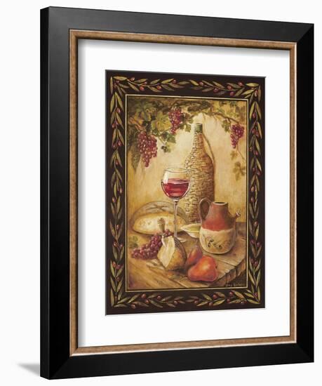 Tuscan Table - Chianti-Gregory Gorham-Framed Art Print