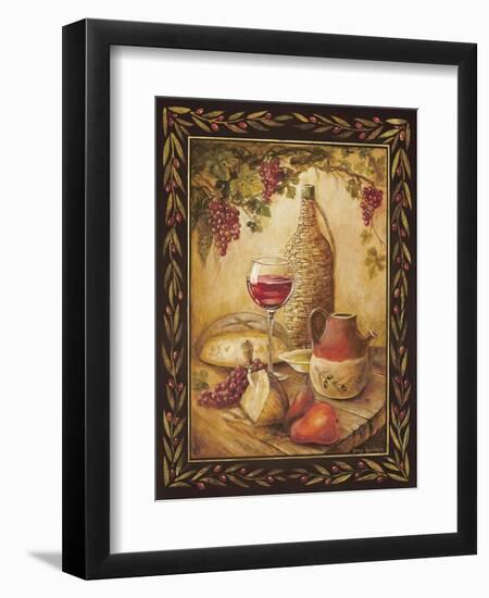 Tuscan Table - Chianti-Gregory Gorham-Framed Art Print