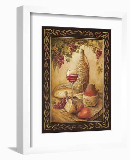 Tuscan Table - Chianti-Gregory Gorham-Framed Art Print