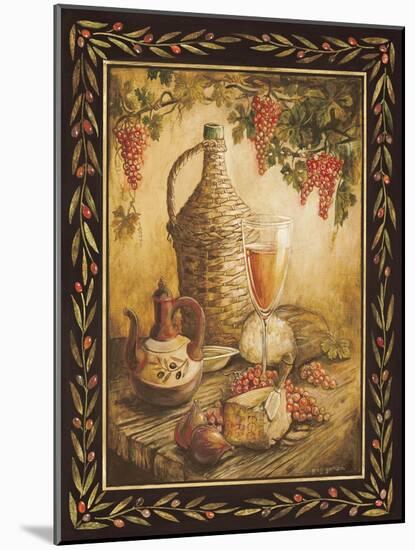 Tuscan Table - Orvieto-Gregory Gorham-Mounted Art Print