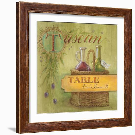 Tuscan Table-Angela Staehling-Framed Art Print