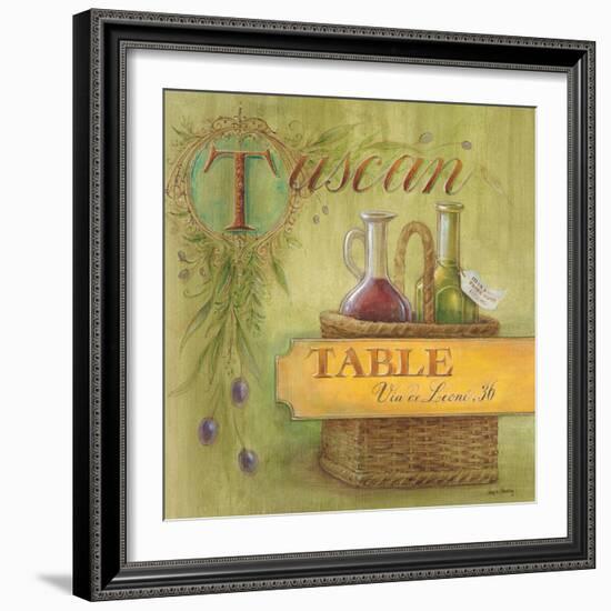 Tuscan Table-Angela Staehling-Framed Art Print