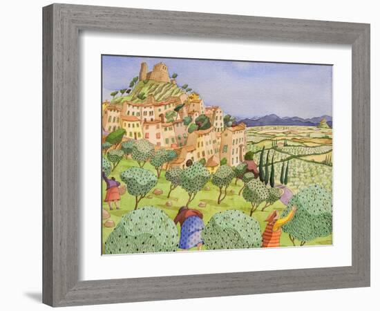 Tuscan Travel, 2009-Victoria Webster-Framed Giclee Print