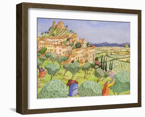 Tuscan Travel, 2009-Victoria Webster-Framed Giclee Print