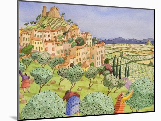 Tuscan Travel, 2009-Victoria Webster-Mounted Giclee Print