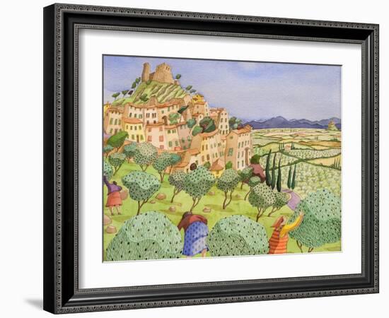 Tuscan Travel, 2009-Victoria Webster-Framed Giclee Print