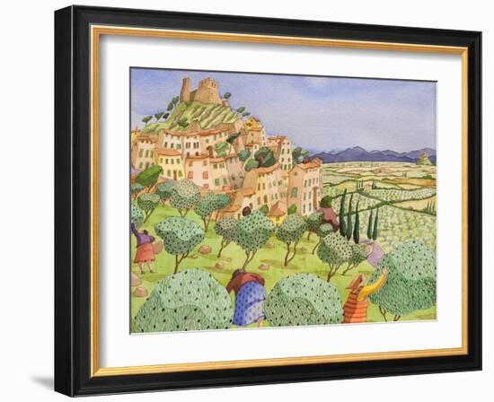 Tuscan Travel, 2009-Victoria Webster-Framed Giclee Print