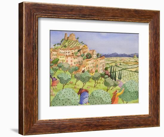 Tuscan Travel, 2009-Victoria Webster-Framed Giclee Print