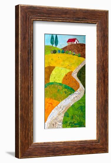 Tuscan Triptych C-null-Framed Art Print