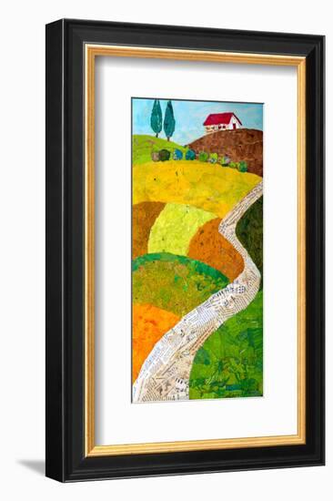 Tuscan Triptych C-null-Framed Art Print