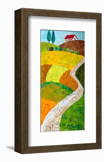 Tuscan Triptych C-null-Framed Art Print