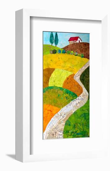 Tuscan Triptych C-null-Framed Art Print