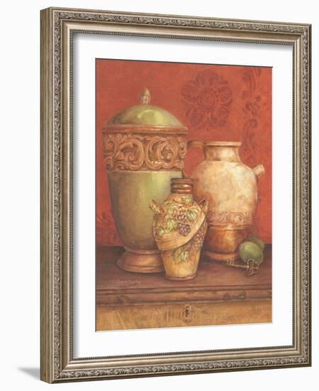 Tuscan Urns I-Pamela Gladding-Framed Art Print
