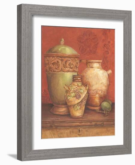 Tuscan Urns I-Pamela Gladding-Framed Art Print