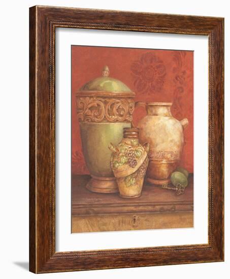 Tuscan Urns I-Pamela Gladding-Framed Art Print