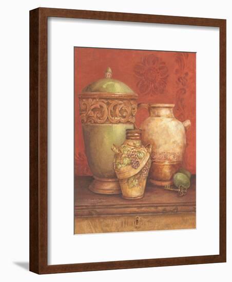 Tuscan Urns I-Pamela Gladding-Framed Art Print