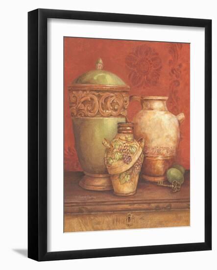 Tuscan Urns I-Pamela Gladding-Framed Art Print