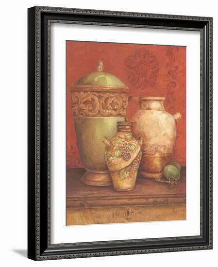 Tuscan Urns I-Pamela Gladding-Framed Art Print