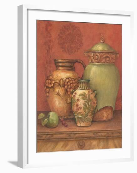 Tuscan Urns II-Pamela Gladding-Framed Art Print