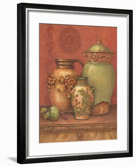 Tuscan Urns II-Pamela Gladding-Framed Art Print