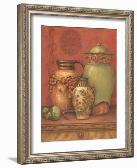 Tuscan Urns II-Pamela Gladding-Framed Art Print