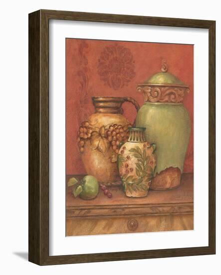 Tuscan Urns II-Pamela Gladding-Framed Art Print