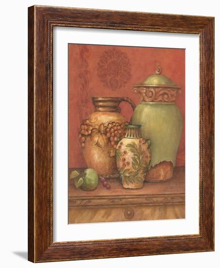 Tuscan Urns II-Pamela Gladding-Framed Art Print