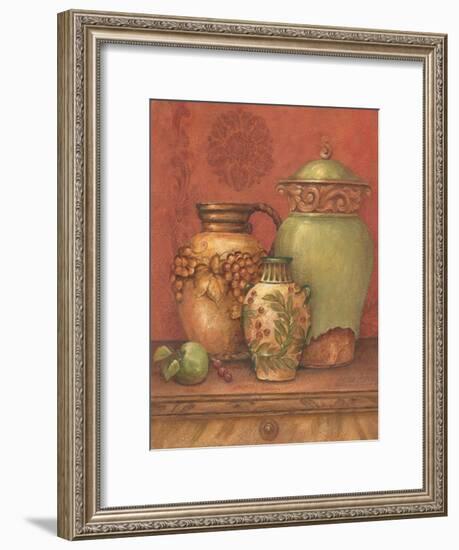Tuscan Urns II-Pamela Gladding-Framed Art Print