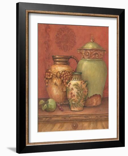 Tuscan Urns II-Pamela Gladding-Framed Art Print