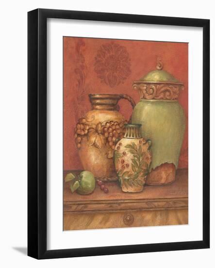 Tuscan Urns II-Pamela Gladding-Framed Art Print