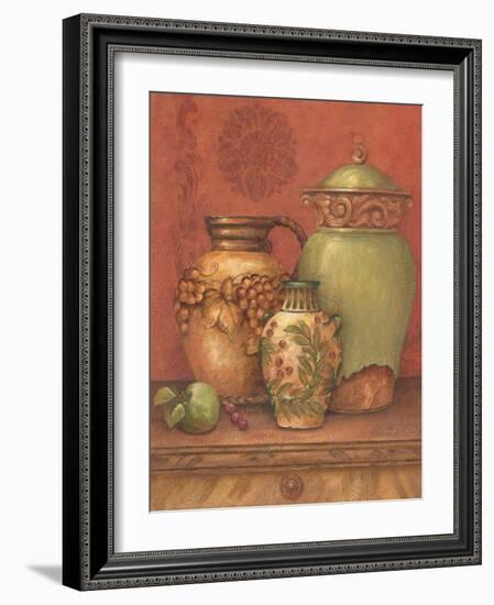 Tuscan Urns II-Pamela Gladding-Framed Art Print