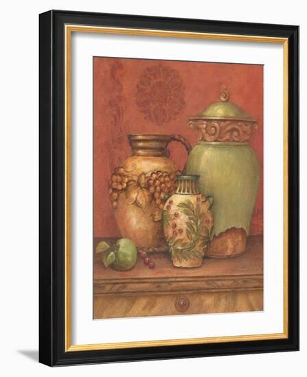 Tuscan Urns II-Pamela Gladding-Framed Art Print