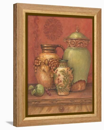 Tuscan Urns II-Pamela Gladding-Framed Stretched Canvas