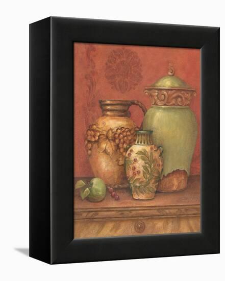 Tuscan Urns II-Pamela Gladding-Framed Stretched Canvas