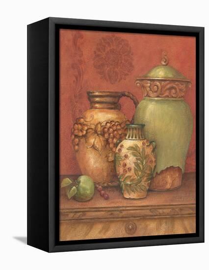 Tuscan Urns II-Pamela Gladding-Framed Stretched Canvas