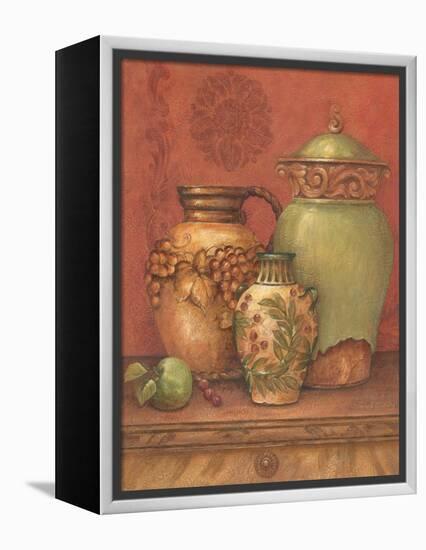 Tuscan Urns II-Pamela Gladding-Framed Stretched Canvas