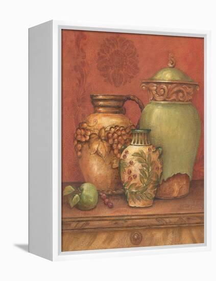 Tuscan Urns II-Pamela Gladding-Framed Stretched Canvas