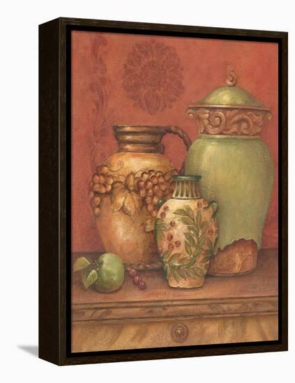 Tuscan Urns II-Pamela Gladding-Framed Stretched Canvas