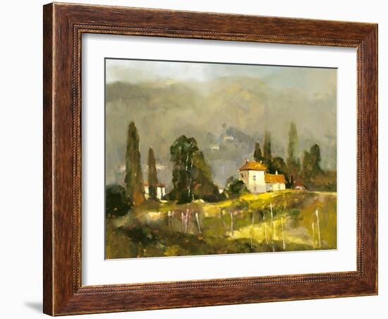 Tuscan Valley-Ted Goerschner-Framed Premium Giclee Print