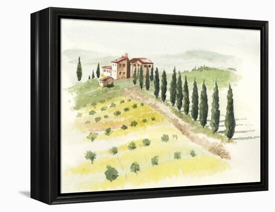 Tuscan Villa II-Jennifer Paxton Parker-Framed Stretched Canvas