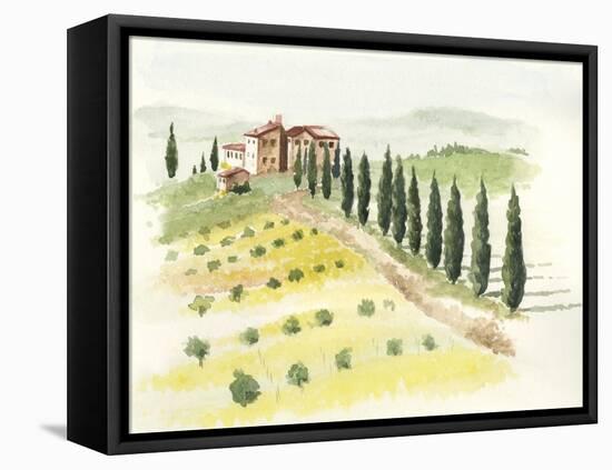 Tuscan Villa II-Jennifer Paxton Parker-Framed Stretched Canvas