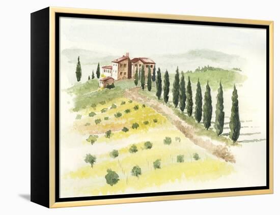 Tuscan Villa II-Jennifer Paxton Parker-Framed Stretched Canvas
